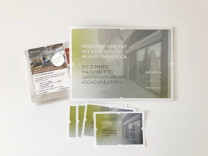 Marketing in der Immobilienvermittlung mit Printmedien in Basel durch BALVIA