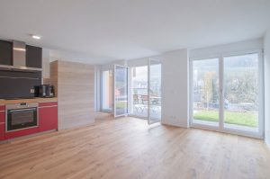 Vermittelt durch BALVIA in Obermumpf - Tolle 2.5 Zimmer Wohnung mit offenem Wohn- und Kochbereich